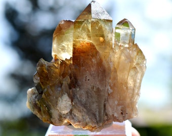 Quartz var. Citrine 132 grammes - Quartz occurrence, Luena, Haut-Lomami, DR Congo