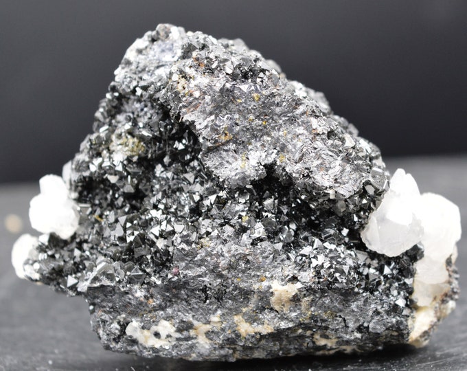 Galena sphalerite calcite - 156 grams - Krushev dol deposit, Krushev dol mine, Madan ore field, Smolyan Province, Bulgaria
