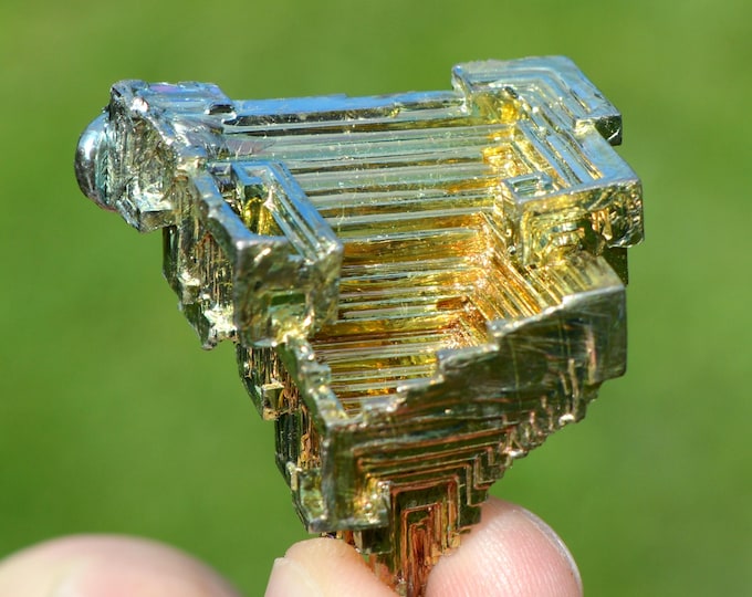Bismuth metallic crystals 43 grams - Lab grown