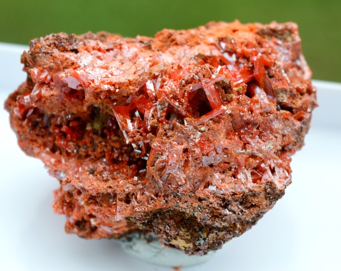 Crocoite 96 grams - Dundas mineral field, Zeehan District, West Coast municipality, Tasmania, Australia