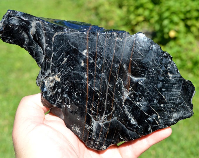 Obsidian 1420 grams - San Andrés, Magdalena Municipality, Jalisco, Mexico