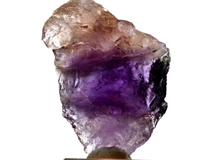 Quartz var. Ametrine 26 grams - Anahi Mine, Puerto Suárez Municipality, Germán Busch Province, Santa Cruz, Bolivia