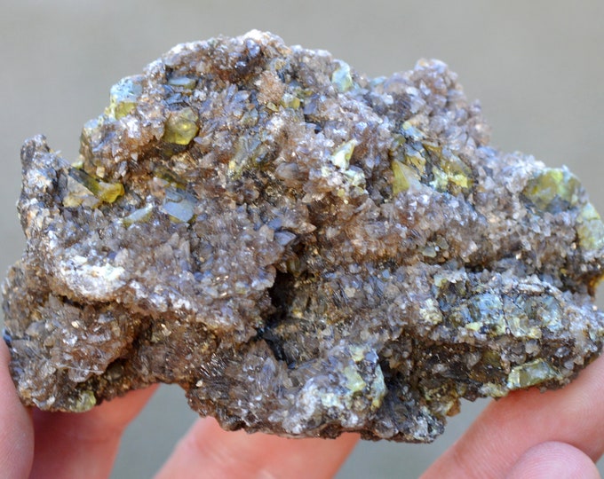 Calcite & sulfur 157 grams - Sicily, Italy