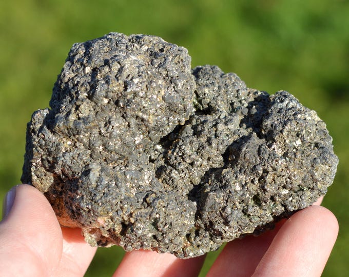 Pyrite 438 grams - Huelgoat, Châteaulin, Finistère, Brittany, France