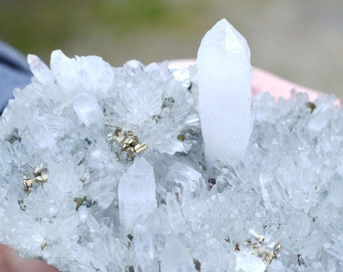 Quartz & Pyrite 2044 grams - Cavnic, Maramureș County, Romania