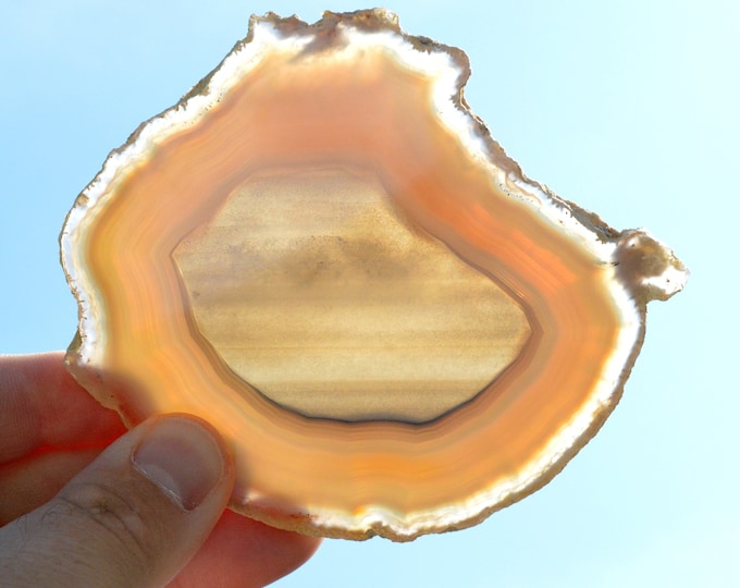 Slice - Agate 10 cm - 90 grams - Rio Grande do Sul, Brazil