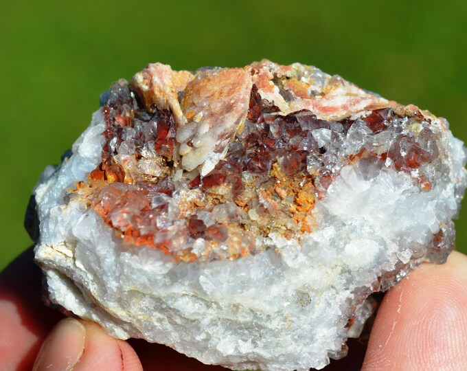 Quartz & Baryte 139 grams - L'Argentolle, Saint-Prix, Saint-Léger-sous-Beuvray, Saône-et-Loire, France