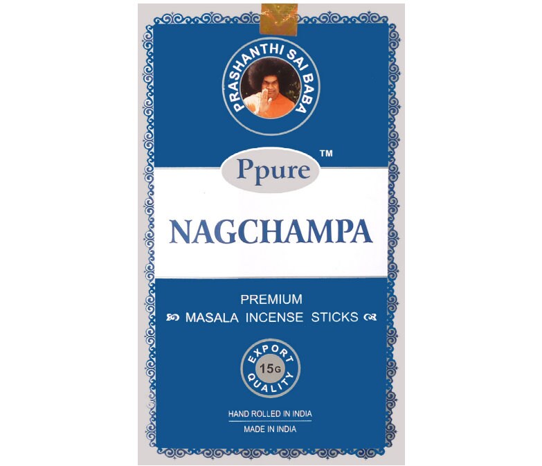 Encens - Ppure Nagchampa Parfum Silver Blue Une Boîte