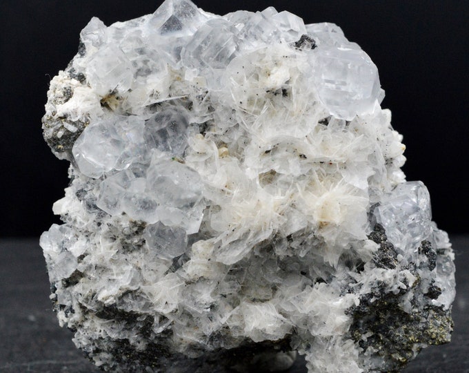 Fluorite & barite chalcopyrite - 187 grams - Hunan, China
