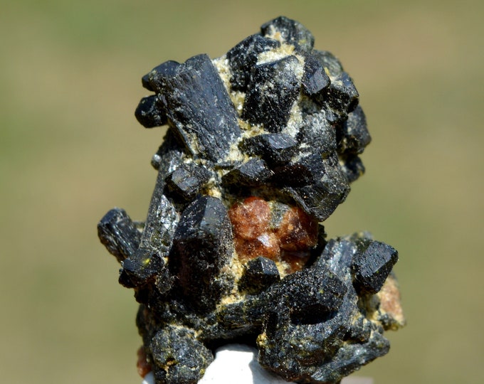 Andradite-Grossular Garnet & Epidote 22 grams - Trantimou, Diakon, Arrondissement of Diakon, Bafoulabé Cercle, Kayes Region, Mali