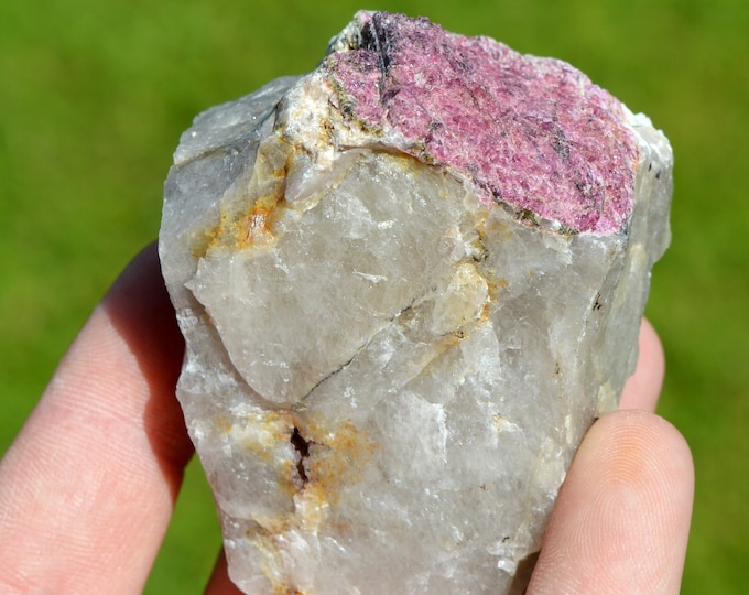 Tourmaline var. Rubellite & Smoky Quartz 202 grams - Conselheiro Pena, Minas Gerais, Brazil