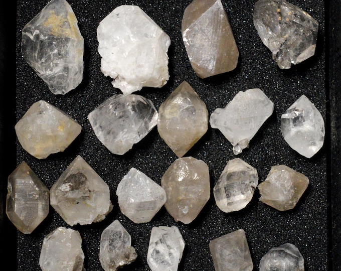 Lot 20 Quartz - 46 grams - Saint-Jean-de-Valériscle, Alès, Gard, Occitanie, France