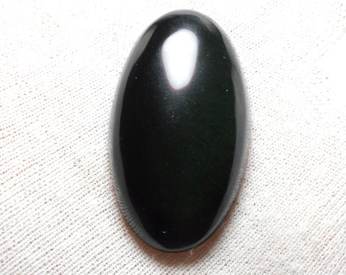 Obsidienne 69 carats - cabochon pierre naturelle - Mexique / FC23