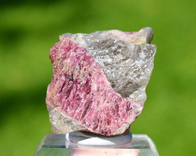 Tourmaline var. Rubellite & Smoky Quartz 70 grams - Conselheiro Pena, Minas Gerais, Brazil