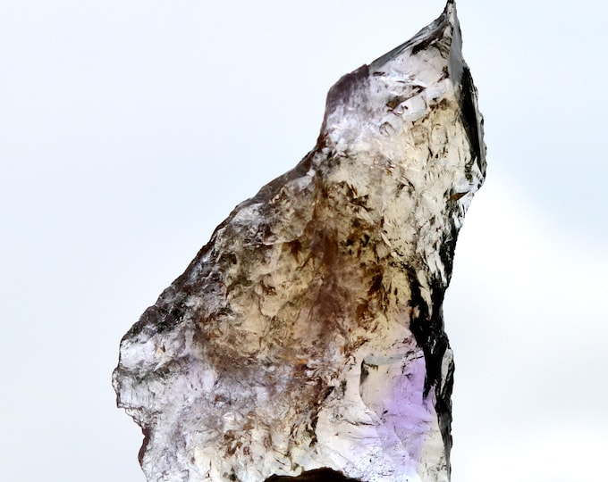 Quartz var. Ametrine 13 grams - Anahi Mine, Puerto Suárez Municipality, Germán Busch Province, Santa Cruz, Bolivia