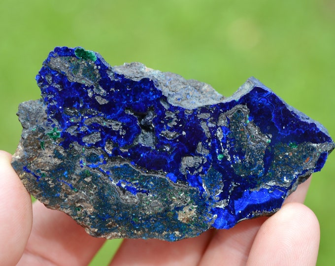 Azurite 66 grams - Rubtsovsk Mine, Rubtsovsky District, Altai Krai, Russia