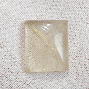 Quartz rutile 29 carats - cabochon pierre naturelle - Brésil // DL21