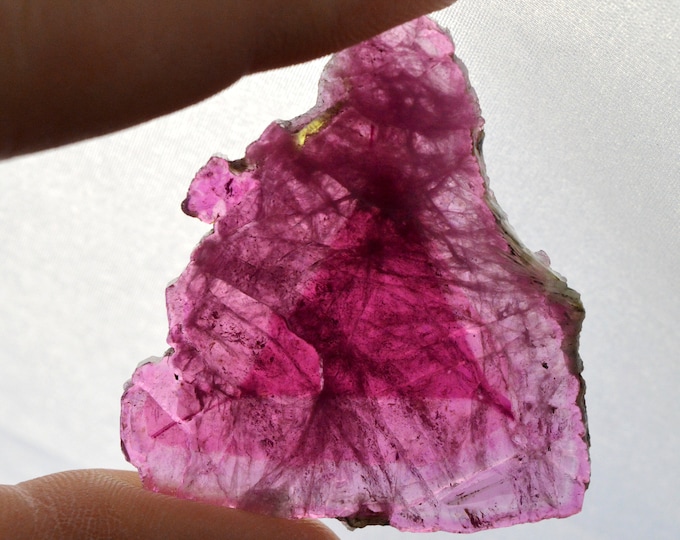 Tourmaline "Triangle" 11 grams - Malkhan pegmatite field (Malchan; "Malechansk"), Krasnyi Chikoy, Chitinskaya Oblast, Russia