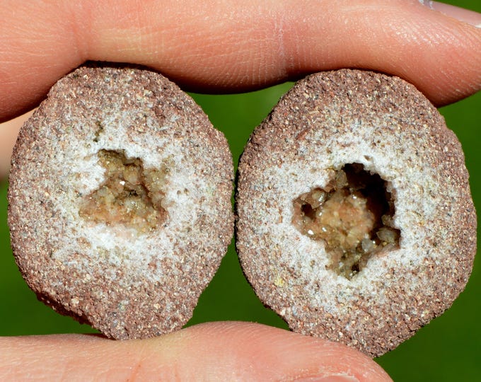 Sandstone & Quartz Geode 34 grams - Remiremont, Épinal, Vosges, Grand Est, France