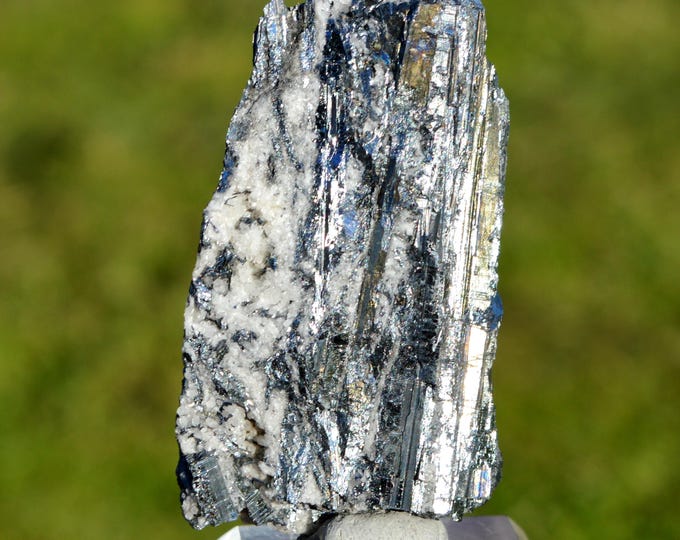Stibnite & Quartz 87 grams - Kelian deposit, East Kalimantan Province, Indonesia