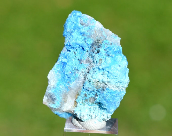 Cyanotrichite - 12 grams - Qinglong Mine, Dachang Sb ore field, Qinglong County, Qianxinan, Guizhou, China
