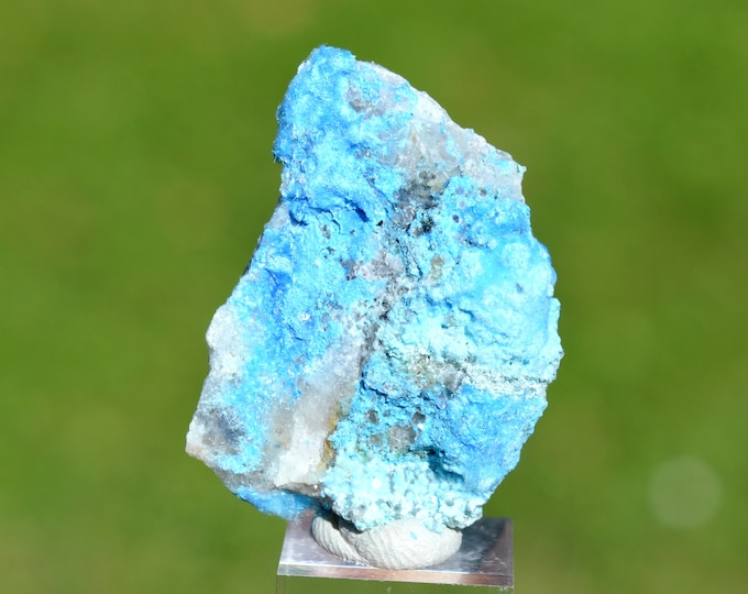 Cyanotrichite - 12 grams - Qinglong Mine, Dachang Sb ore field, Qinglong County, Qianxinan, Guizhou, China