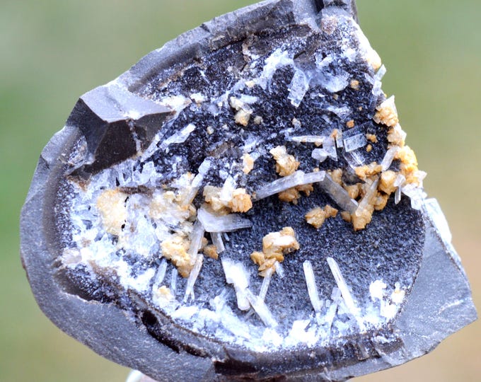 Septaria & Celestine 108 grams - Condorcet, Nyons, Drôme, Auvergne-Rhône-Alpes, France