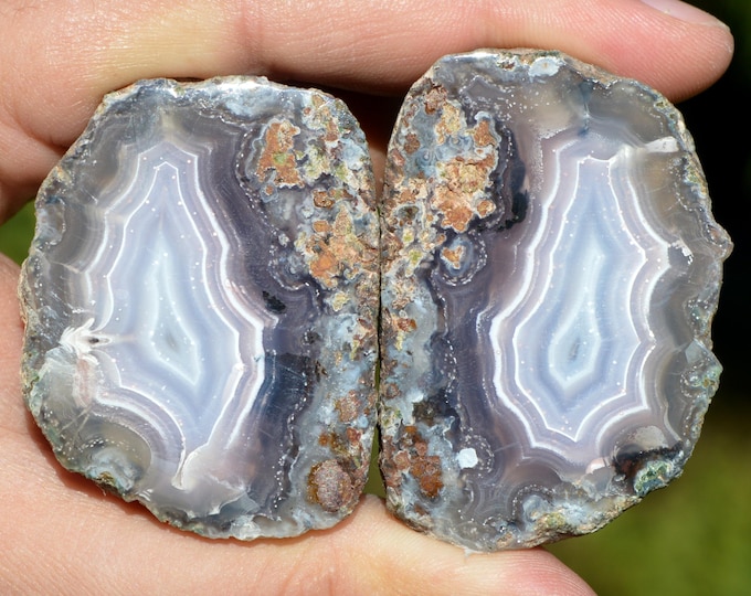 Nodule sawn Agate Picacho 160 grams - Estacion Ojo Laguna, Ahumada Municipality, Chihuahua, Mexico