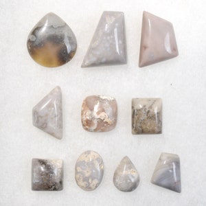 Lot x10 Agate Crazy Lace 223 carats - cabochon pierre naturelle - Mexique // CA46