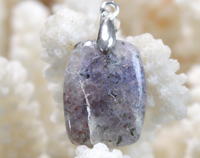 Cordiérite Iolite - 14 carats - pendentif cabochon pierre naturelle - Australie / GB18