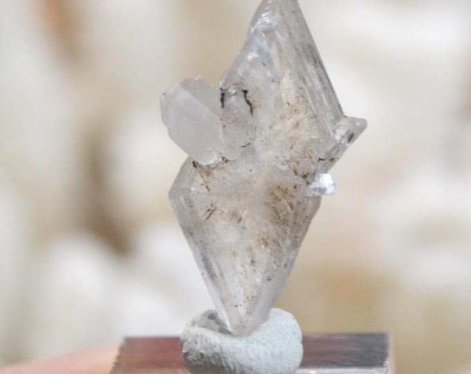 Gypsum 2.2 grams - Templeuve Quarry, Templeuve-en-Pévèle, Lille, North, Hauts-de-France, France