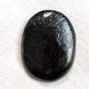 Grenat Spessartine & Tourmaline Schorl 87 carats - cabochon pierre naturelle - Pakistan / ES61