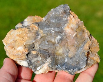 Tabular baryte on baryte 738 grams - La Salette, Colombiès, Villefranche-de-Rouergue, Aveyron, Occitanie, France