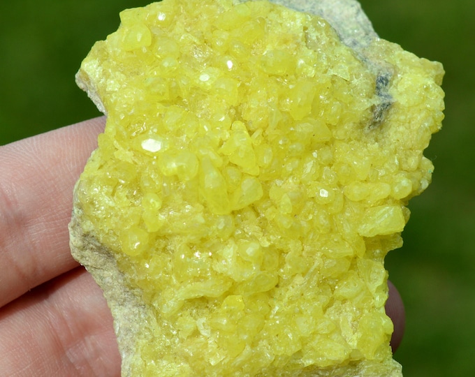 Sulfur 69 grams - El Desierto mine, San Pablo de Napa, Daniel Campos Province, Potosí, Bolivia