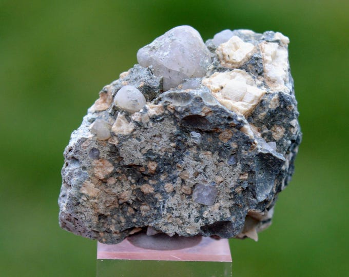 Albite Var. Andesine & Beta Quartz in Esterellite 28 grams - Massif de l'Esterel, Saint Raphael, Var, France