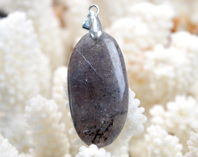 Cordiérite Iolite - 43 carats - pendentif cabochon pierre naturelle - Australie // DR72