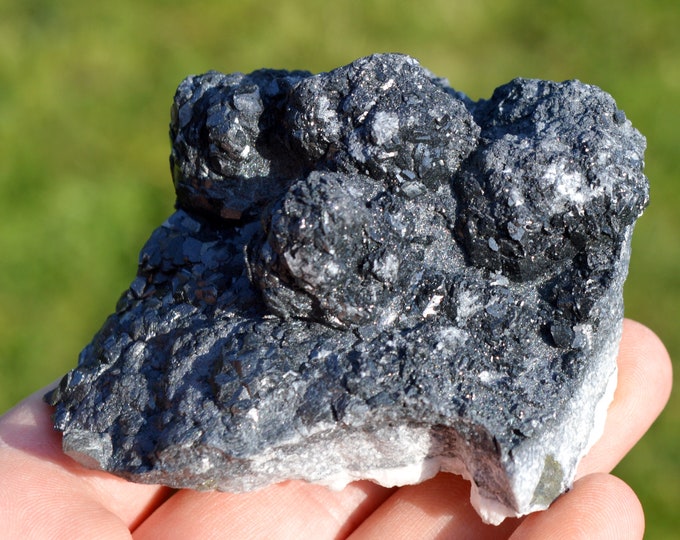 Calcite incl. Boulangerite 312 grams - Trepča complex, Trepča valley, Mitrovica, Mitrovica District, Kosovo