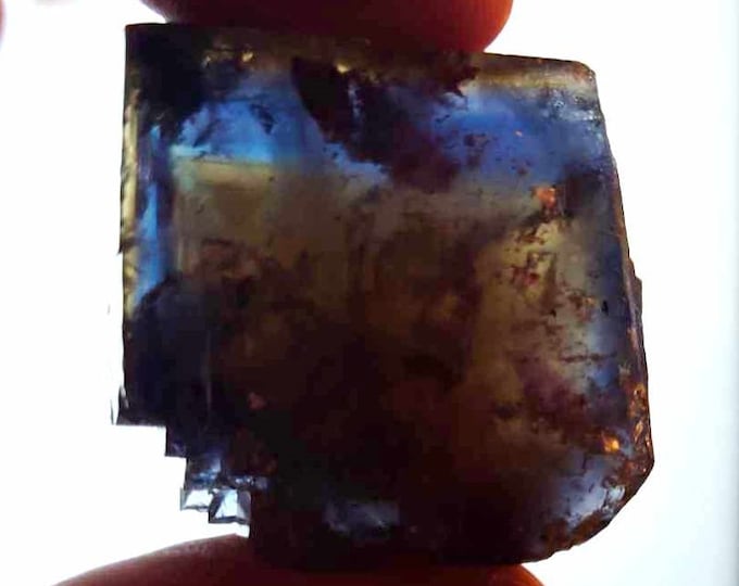 Fluorite 55 grams - Valzergues, Villefranche-de-Rouergue, Aveyron, Occitanie, France