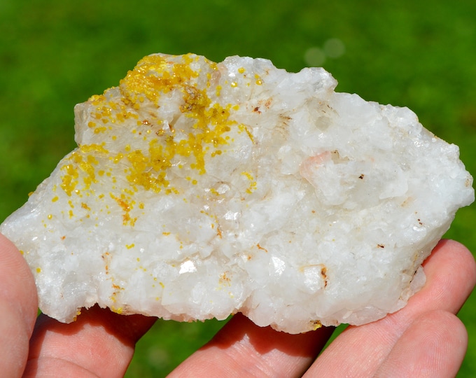Mimetite Var. Campylite 240 grams - Dry Gill Mine, Caldbeck, Allerdale, Cumbria, England, UK