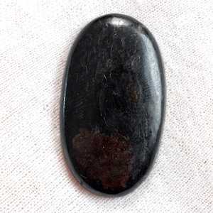 Grenat Spessartine & Tourmaline Schorl 80 carats - cabochon pierre naturelle - Pakistan / ES59