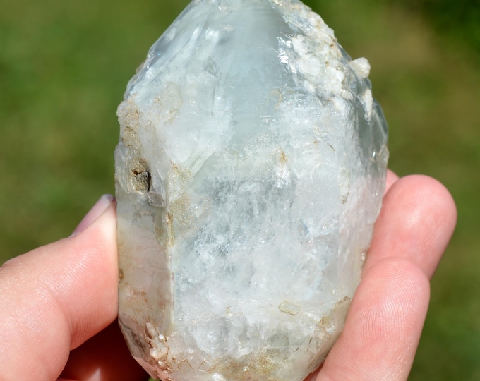 Quartz 254 grams - Le Queyron, Saint-Véran, Briançon, Hautes-Alpes, Provence-Alpes-Côte d'Azur, France