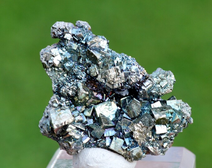 Iridescent pyrite 33 grams - Trepča complex, Trepča valley, Mitrovica, Mitrovica District, Kosovo