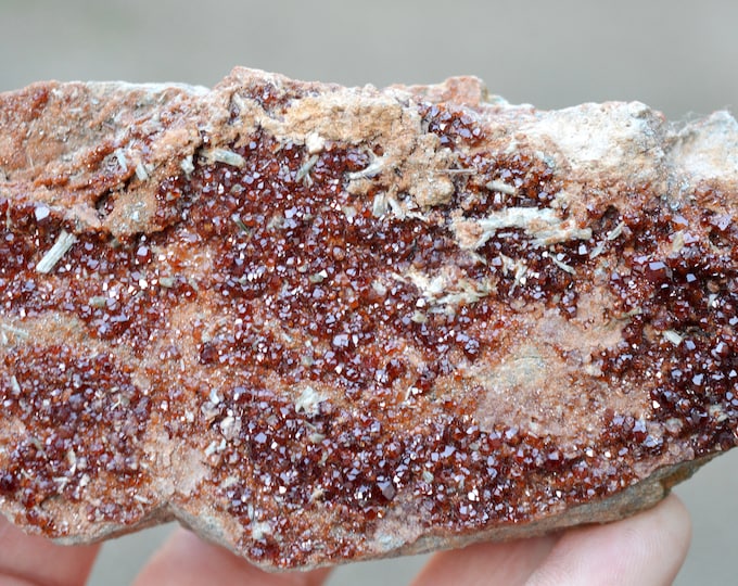 Hessonite & diopside garnet 604 grams - Ala Valley, Lanzo Valleys, Metropolitan City of Turin, Piedmont, Italy