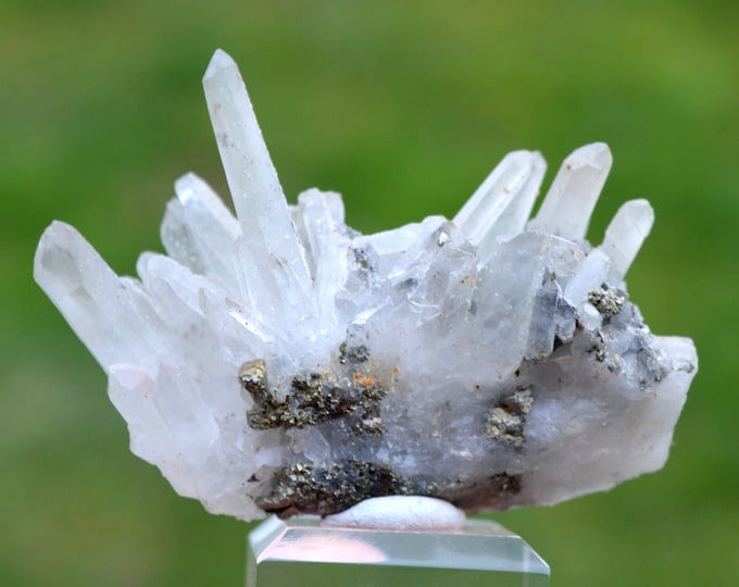 Pyrite & Quartz 56 grams - Huanzala Mine, Huanzala, Huallanca District, Bolognesi Province, Ancash, Peru