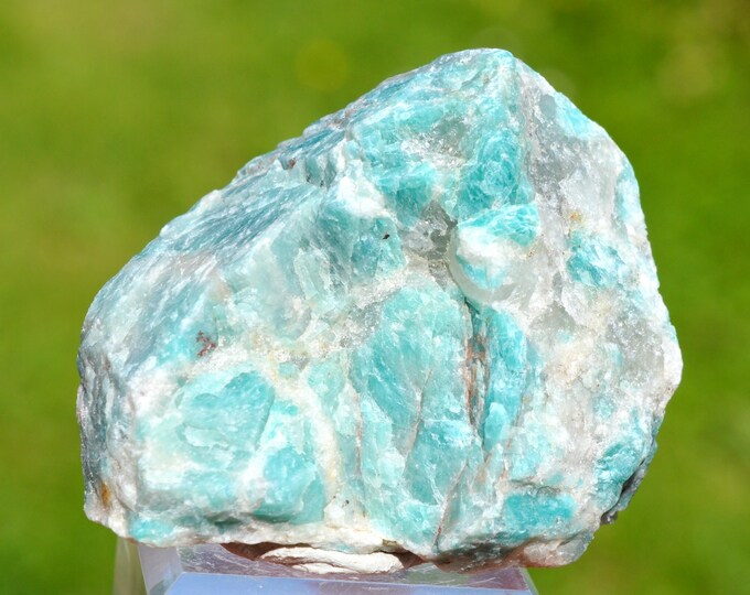 Microcline var. Amazonite & Quartz 109 grams - Fasimena Pegmatite, Fasimena, Ambositra II, Ambositra District, Amoron'i Mania, Madagascar