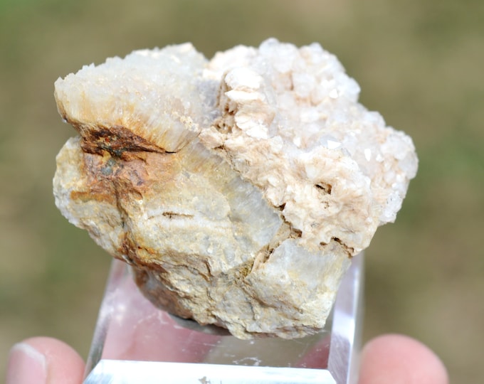 Baryte & Quartz 97 grams - La Croix-Blanche quarry (Maltaverne quarry), Saint-Hilaire, Moulins, Allier, Auvergne-Rhône-Alpes, France