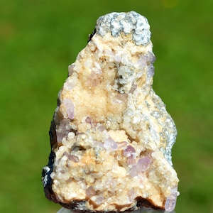 Amethyst & Calcite 121 grams - Capurru Quarry, Osilo, Sassari Province, Sardinia, Italy