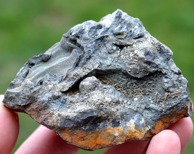 Pyrite & Baryte 480 grams - Jard-sur-Mer, Les Sables-d'Olonne, Vendée, Pays de la Loire, France