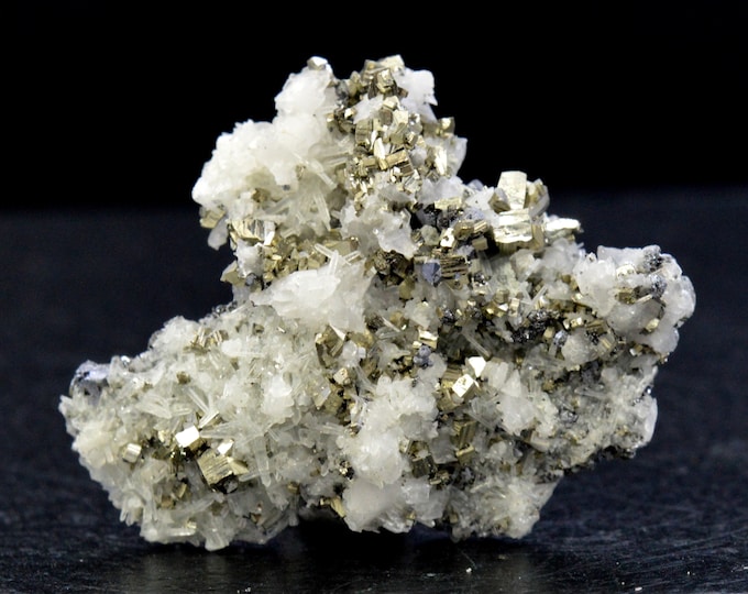 Pyrite & Galena Quartz 13 grams - Madan ore field, Smolyan Province, Bulgaria