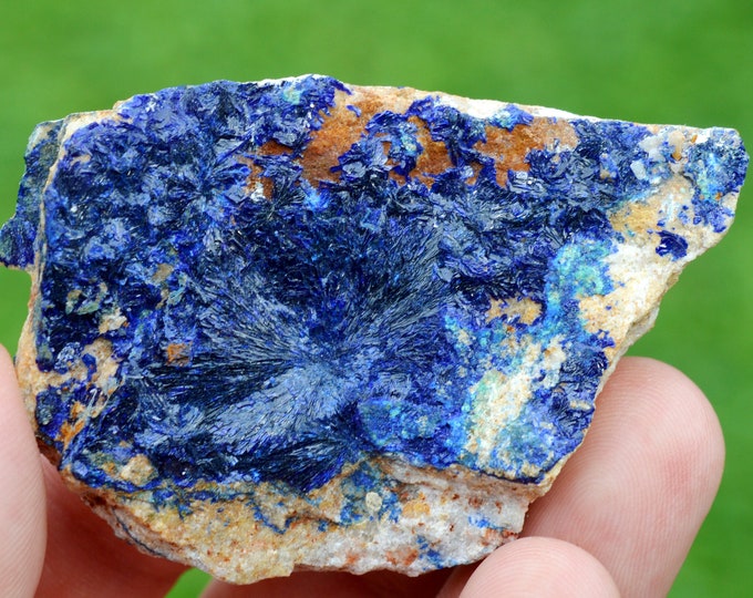 Azurite 63 grams - Cap Garonne Mine, Le Pradet, Toulon, Var, Provence-Alpes-Côte d'Azur, France